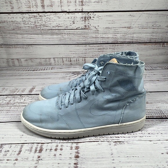 Air Jordan 1 High Decon “Easter” University Blue/Vachetta Tan-White Size 13 - Picture 5 of 9